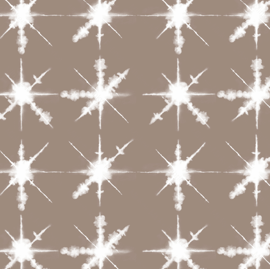 Shibori Tie-Dye Star - 100% Cotton Woven Fabric Retail Digital