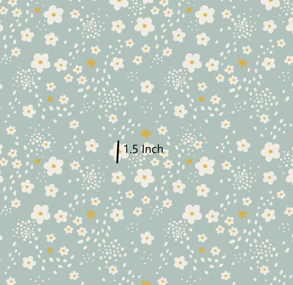 Spring Blue (August Pre-Order) Digital Fabric Preorder