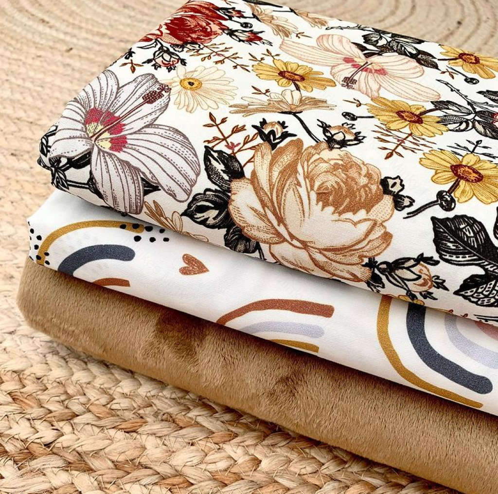 Vintage Floral Cream (August Pre-Order) Digital Fabric Preorder