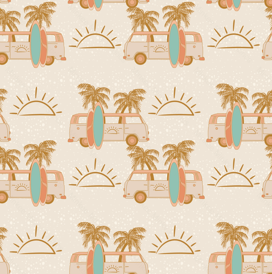 Vintage Kombi (February Pre-Order) - Fabric Digital Preorder