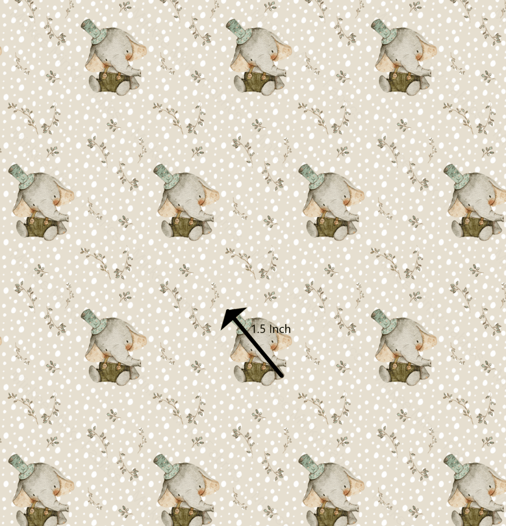 Watercolour Ellie On Dots (August Pre-Order) - Fabric Digital Preorder