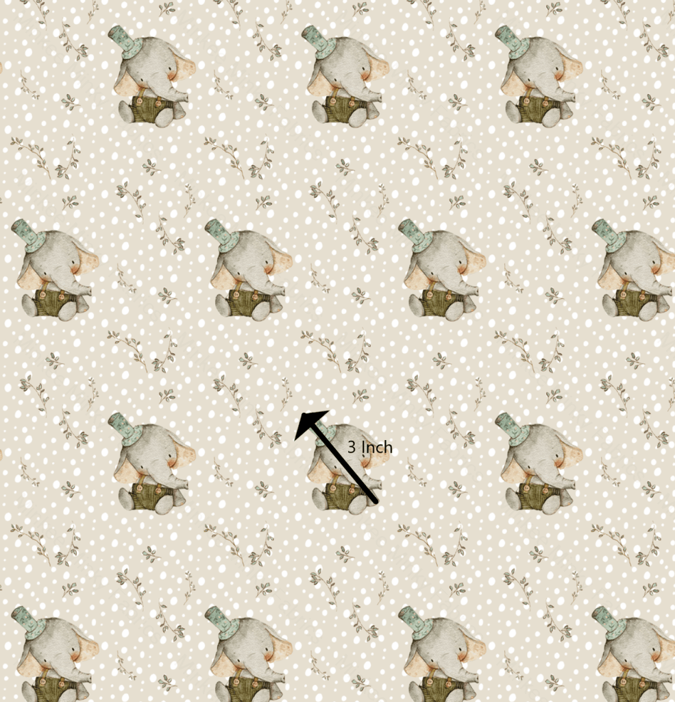 Watercolour Ellie On Dots (August Pre-Order) - Fabric Digital Preorder