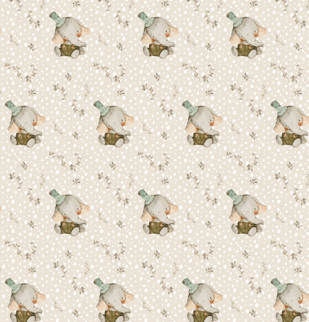 Watercolour Ellie On Dots (August Pre-Order) - Fabric Digital Preorder