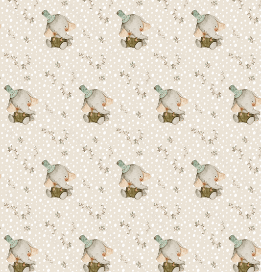Watercolour Ellie On Dots (August Pre-Order) - Fabric Digital Preorder