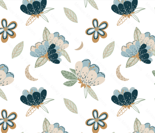Whimsy Flower (Meerkats Pre-Order) Select Fabric Base / Print Size Digital Preorder