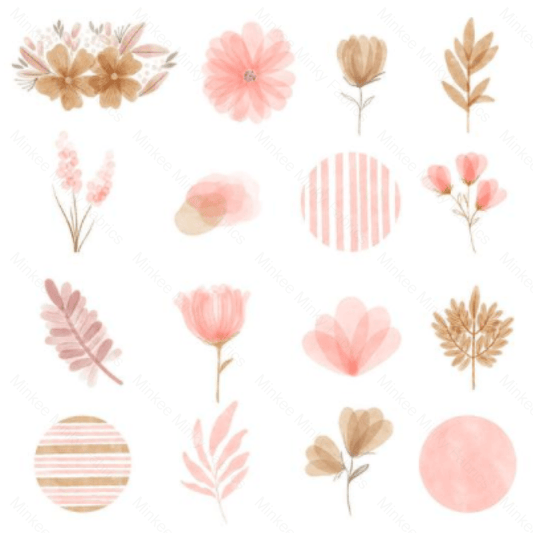 Winter Blush Pre-Order (7Th July) Select Fabric Base / Print Size Digital Preorder