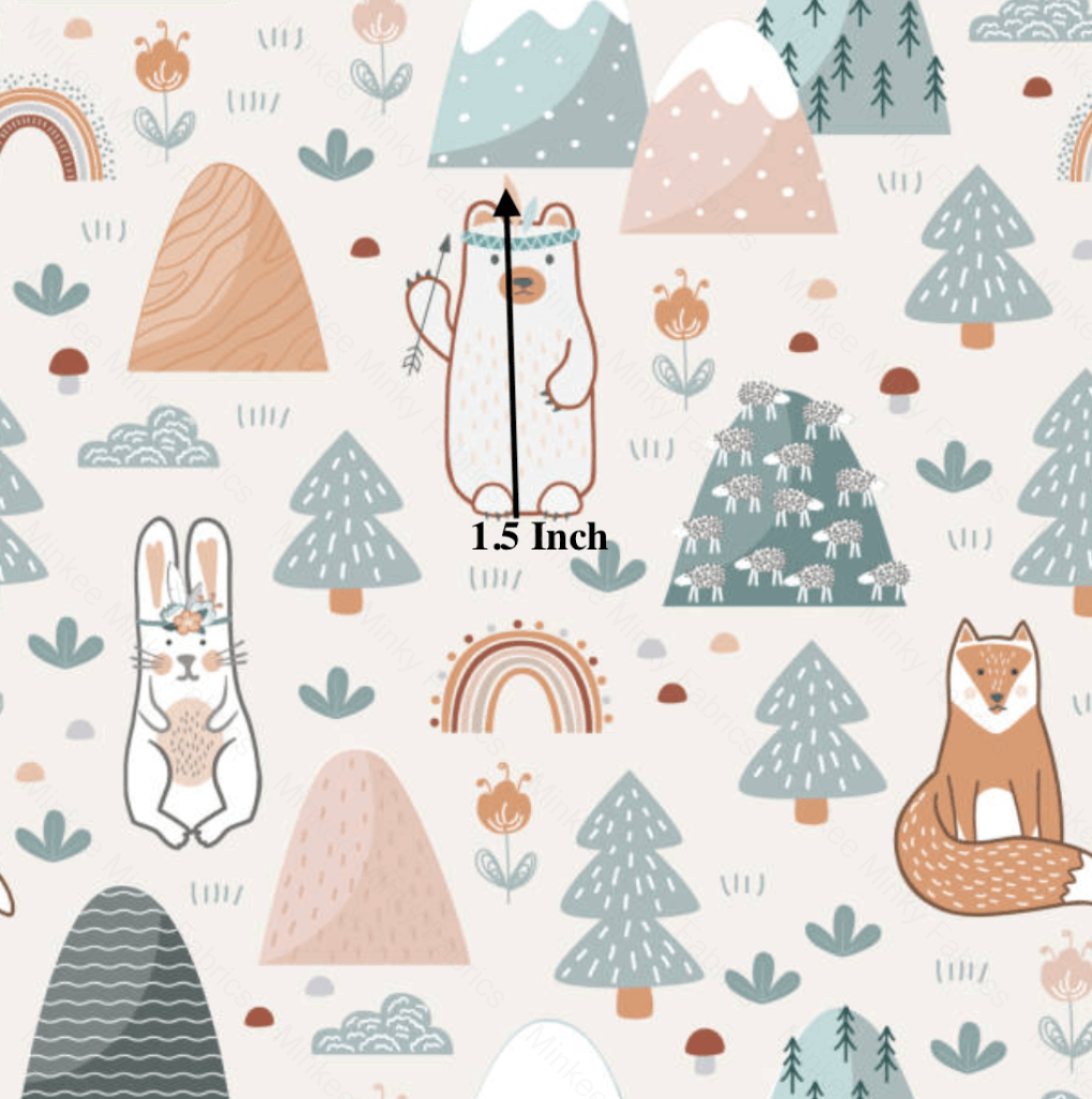 Woodland Mountains (January Pre-Order) - Fabric Digital Preorder